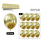 Partywoo Metallic Desert Gold Balloons, 50 Pcs 5 Inch Metallic Gold Balloons, Gold Balloons For Balloon Garland Balloon Arch As Party Decorations, Birthday Decorations, Wedding Decorations, Gold-G128