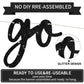 Beishida Black Go Shawty It'S Your Birthday Banner - No Diy - Hip Hop Theme Glitter Happy Birthday Banner - Pre-Strung - Black R