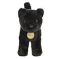 Aurora Realistic Miyoni Panther Stuffed Animal - Lifelike Detail - Cherished Companionship - Black 10 Inches
