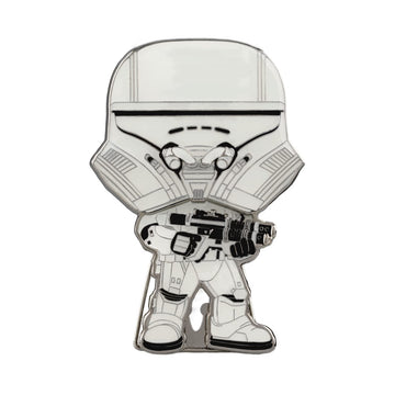 Loungefly Pin Pop! Large Enamel Pin Star Wars: First Order Jet Trooper White - Star Wars Enamel Pins - Cute Collectable Novelty