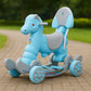 Fun Ride Musical Rocking Horse Ride On For Kids, Murphy Super 2-In-1 Horse Rocker&Ride On Toy With Backrest, Ideal Age, 1 Year T