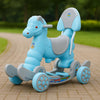 Fun Ride Musical Rocking Horse Ride On For Kids, Murphy Super 2-In-1 Horse Rocker&Ride On Toy With Backrest, Ideal Age, 1 Year T