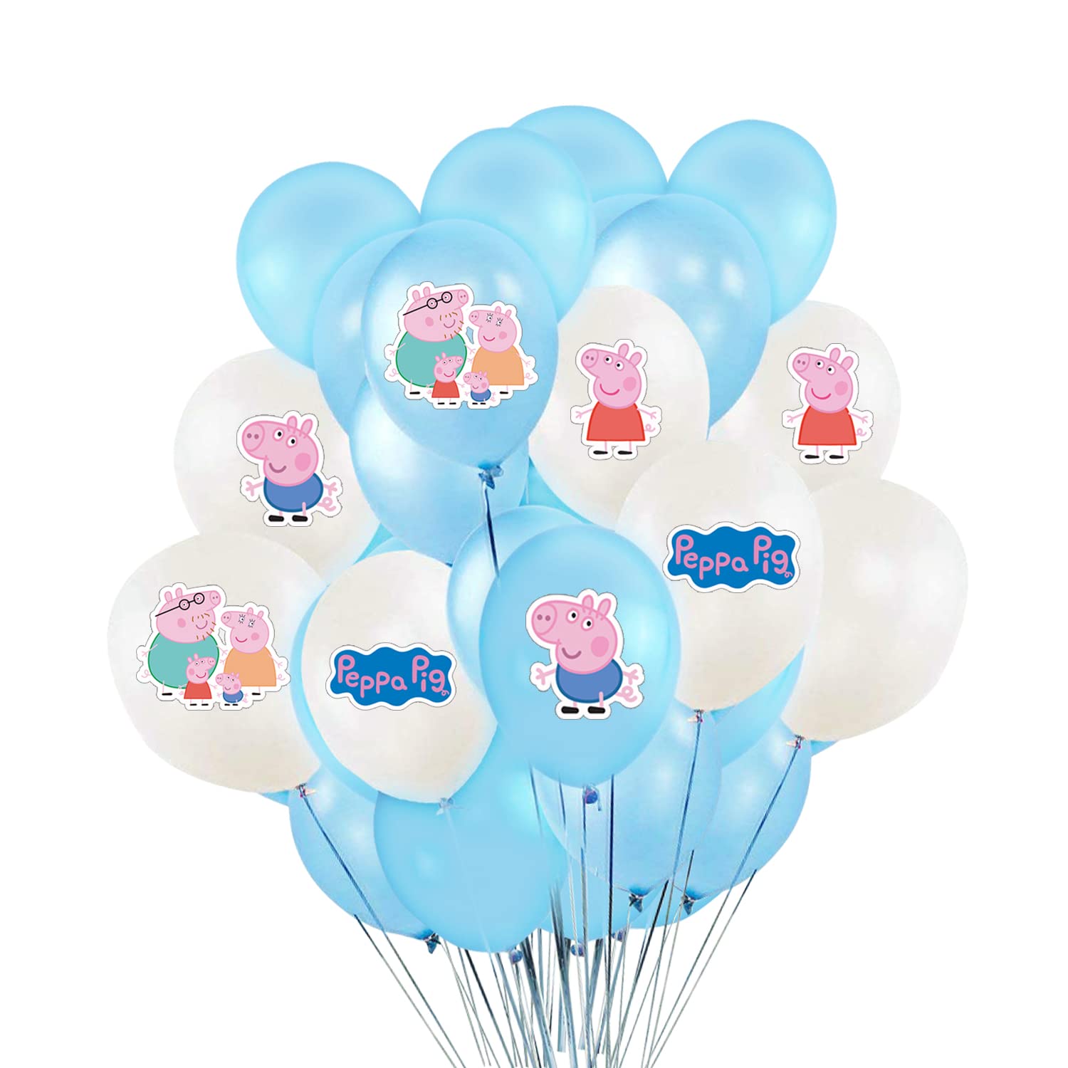 Wow Party Studio Pig Cartoon Theme Balloons For Happy Birthday Party Weddings Holidays And Special Occasions Decoration  30Pcs