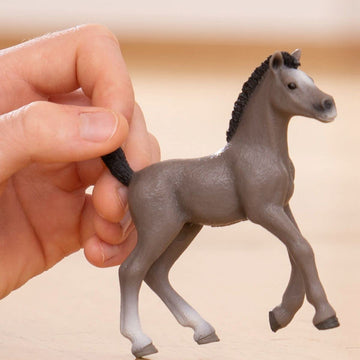 Schleich Horse Club Realistic Cheval De Selle Francais Foal Horse Figurine - Detailed Horse Toy, Durable For Education And Imaginative Play For Girls And Boys, Gift For Kids Ages 5+