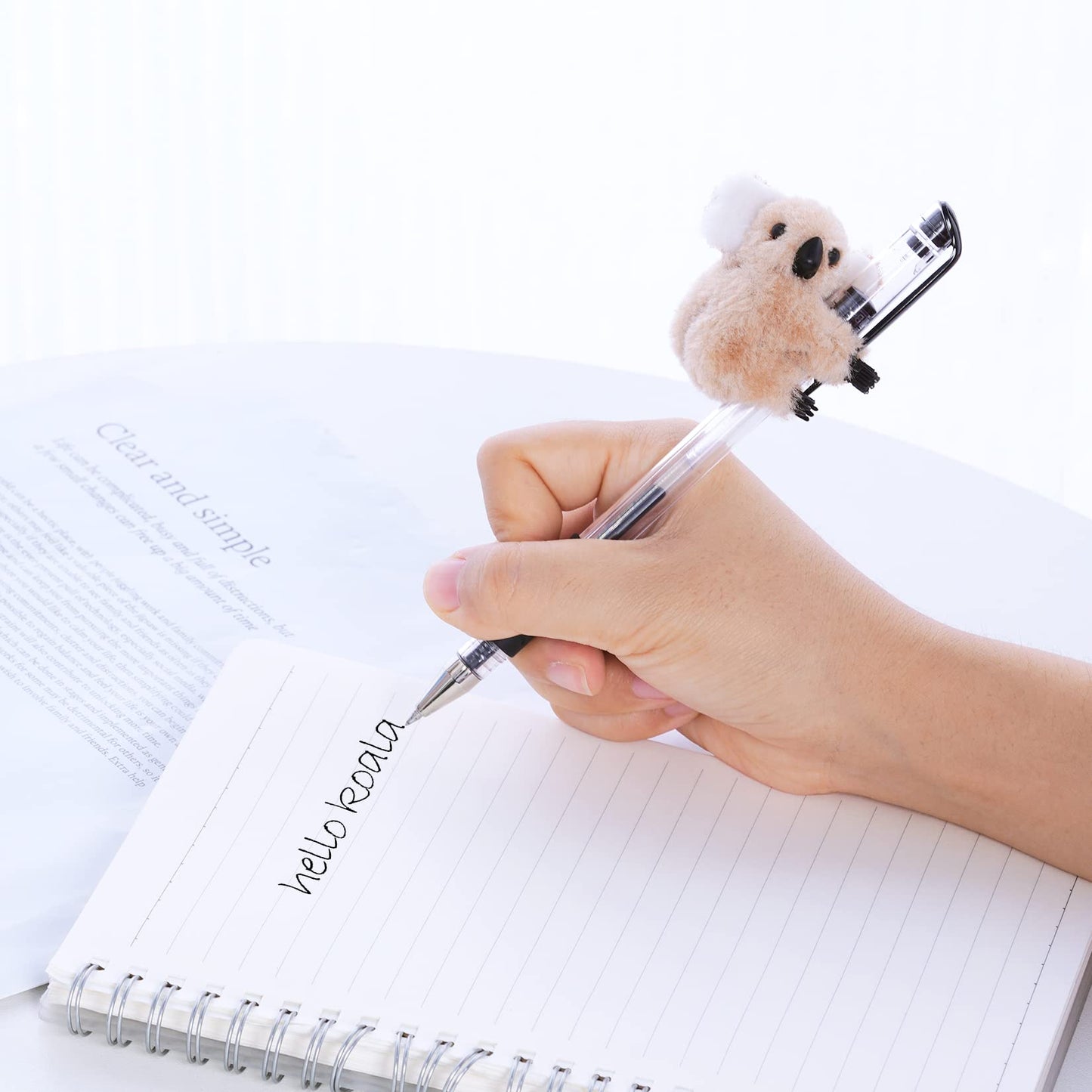 Haakong Koala Clip Koala Pencil Buddy Clip On Topper Pencil Hungers Koala Birthday Party Supplies (5CM Classic Koala )