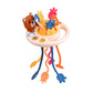 Ilsmysutra Travel Pull String Activity Toy Montessori Toys For Kids Toddlers Boys Girls Beige Bear