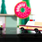 Candycar Wooden Diecast Collection - Sheriff Truck, Premium Handcrafted Beech Wood Toy Car