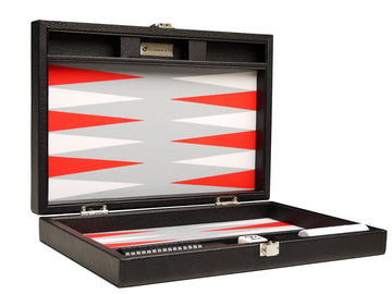 13-inch enhanced Backgn Set - Travel Size - Black Board  White and Scarlet Red Points