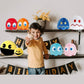 Pingong Pacn Game Man Plush Toy Set of 8, 6-inch Ghost Stuffed Animals, Perfect for Parties and Gifts, Kids' Favorites