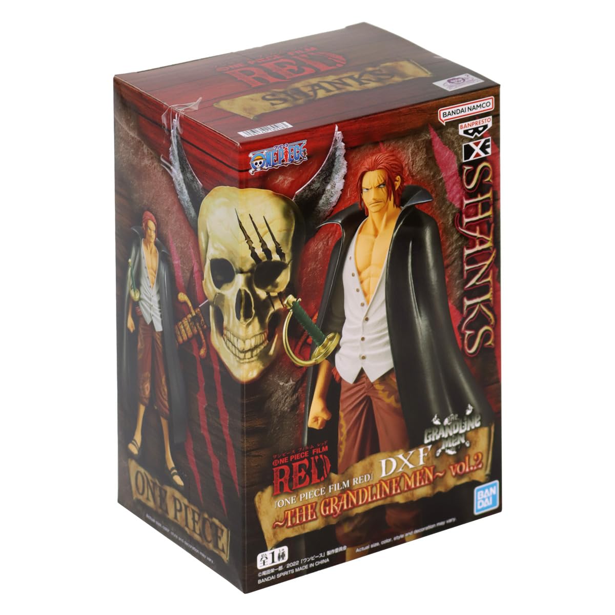 Banpresto One Piece DXF Shanks Statue - Medium Multicolor Plastic Model 18948