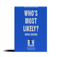 BuzzHound Whos Most Likely to Office Game - 60-Card Set for Team Bonding & Office Parties - Fun and Hilarious Icebreaker Game fo