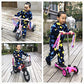 Kortes 1 Pack Kids Bike Bell And 2 Pack Kids Bike Streamers For Children'S Bike Accessories (Pink & Green)