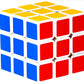 Noxxi High Speed Abs Plastic & Super Durable 3X3 Neon Colors Smooth Puzzle Toy (Multicolor),1 Pc