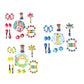 Fashion My Day 13Pcs Montessori Percussion Instrument Wooden Music Sets For Babies Children Red