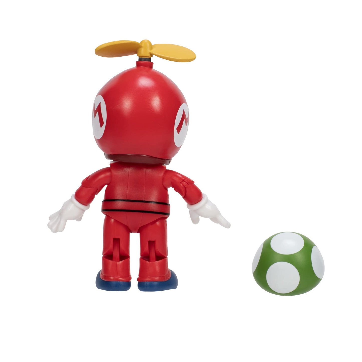 Super Mario 4-Inch Acation Figures Propeller Mario With Green Mushroom
