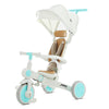 JMMD Baby Tricycle, 7-in-1 Multifunctional Kids Trike with Adjustable Parent Handle, Safety Harness & Wheel Brakes, Removable Ca