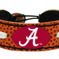 NCAA Alabama Crimson Tide Classic Football Bracelet, One Size, Team Color