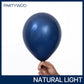 PartyWoo Navy Blue Balloons - 100 pcs in 5-18 Inch Sizes, Rubber Material, Perfect for Party Decorations and Balloon Garlands
