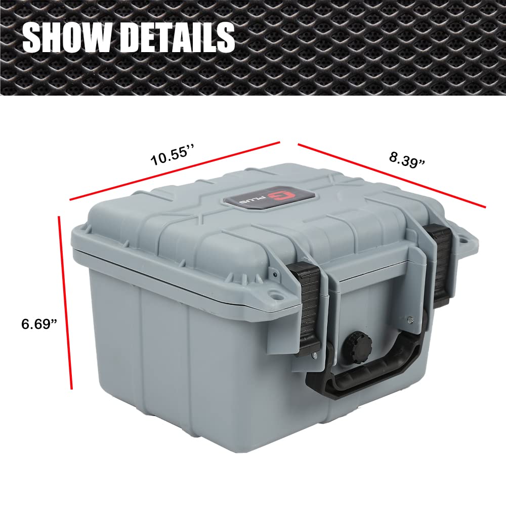 G-Plus Graded Card Storage Box Compatible With Bgs Psa Sgc Fgs Weatherproof Graded Sports Trading Cards(Small, Gray)