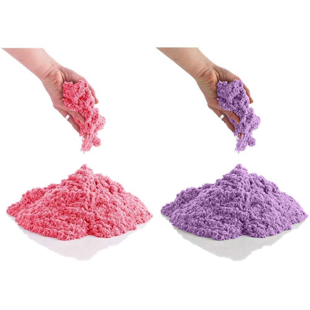 Babygo Soft Space Sand Clay (Pink) & Babygo Soft Space Sand Clay (Purple)