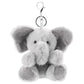 Apricot Lamb Cute Toys Plush Gray Elephant Stuffed Animal Soft Keychain For Kids Bag, Purse, Backpack, Handbag (6 Inches)