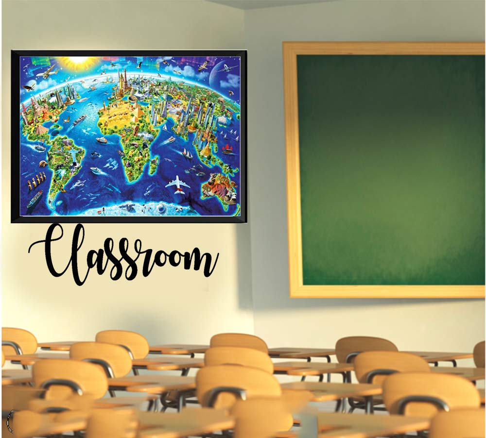 1000 Piece World Landmarks Map Puzzle Paper Jigsaw Puzzle for mature-themeds School Supplies World Map Puzzle 1000 Pieces Puzzles for mature-themeds  Puzzles for mature-themeds 1000 Pieces  Jigsaw Puzzles 1000 Pieces