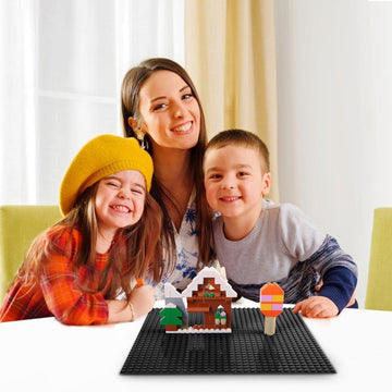 Lekebaby Classic Baseplates Building Base Plates For Building Bricks 100% Compatible With Major Brands-Baseplates 10'' X 10'', P