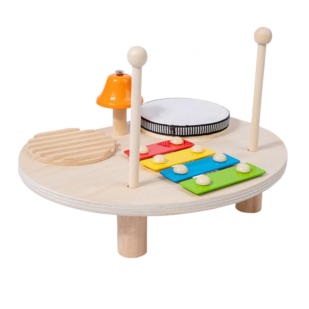 Calandis Kids Drum Set Wooden Xylophone Baby Musical Toy For Kids Girls Age 2 3 4 5 6 | Sets & Kits | Drums | Percussion