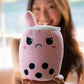 The Original Boba Tea Reversible Boba Plush - Happy To Mad (Reversible Boba Plushie)