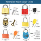Inslat Montessori Lock And Key Toy Set For Toddlers, Montessori Educational Stem Lock Toys Matching Games Lock Set With Wooden Tray For 3 4 5 Year Old Kids