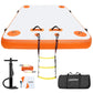 VOFiTNY Inflatable Floating Dock Swim Air Platform Island Raft Mat for Lake Beach Ocean with Rope Ladder, Non-Slip Surface (5ft 