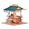 Cjeuxnr DIY Miniature Dollhouse Kit Japanese Shop Wooden Dollhouse Tiny House kit with Furniture and LED Lights Building Model Puzzle Toy for mature-themed Creative Gifts