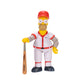 The Simpsons 5 Action Figure Baseball Homer with Bat and Removable Helmet Accessories Collectible Figure from Jakks Pacifics Wa