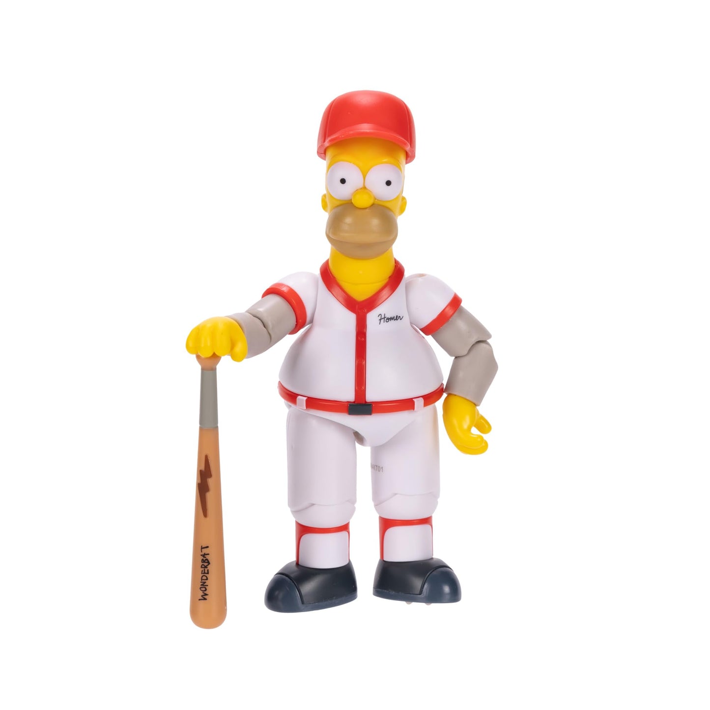 The Simpsons 5 Action Figure Baseball Homer with Bat and Removable Helmet Accessories Collectible Figure from Jakks Pacifics Wa