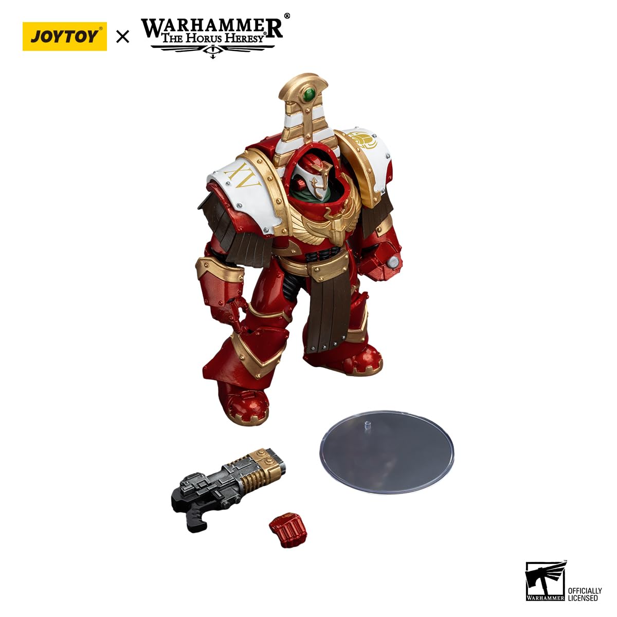 JOYTOY Warhammer 40K Thousand sons 5.35in Sekhmet Terminator Cabal Sekhmet Volkite Charger and Power Fist 1:18 Scale Action Figu