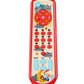 JOLLYORA Baby TV Remote Control Toy with Lights & Music 3 Language Modes English French Spanish Sensory Learning Toy with Number