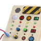 Merishopp Montessori Busy Board With Light Early Education For Kids Toddlers 13 Gifts| Baby Learning Toy | Infant Activity Toy 