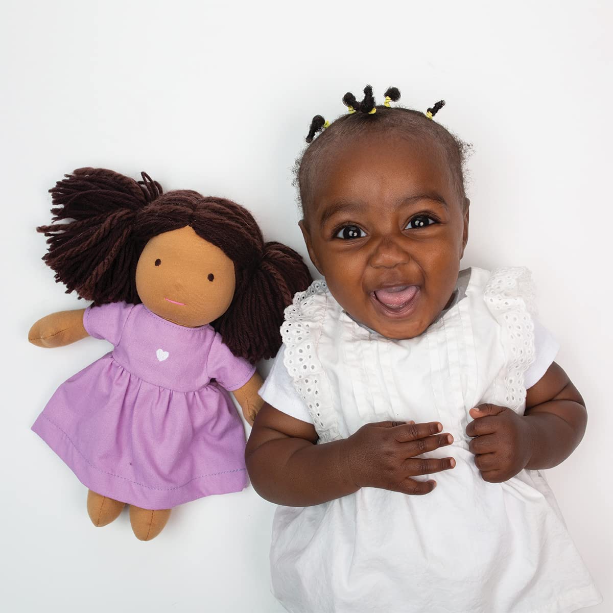 Lulujo Doll | 10 Inches| Heirloom Quality| Fine Craftsmanship And Detailed Handwork| Waldorf Style (Mimi)