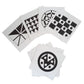 Tokyodo Black And White Flash Cards For Kids  Set Of 18 Laminated Educational Cards For Preschool Learning | Children Easy & Fu