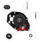 Woaeiuos Complete Transmission Gearbox With Steel 0.3 Mod Transmission Gear For Axial Scx24 Deadbolt C10 Jlu Gladiator Bronco 1/