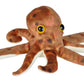 Wild Republic Huggers Octopus Plush Toy, 20cm Stuffed Animal, Polyester, Model 21422, Slap Bracelet Kids Toy