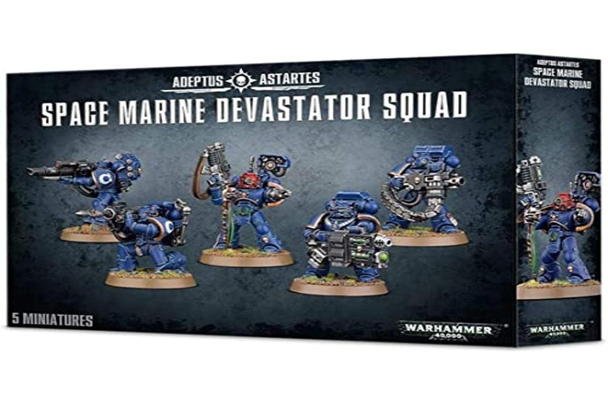 Games Workshop 99120101231 Space Marine Devastator Squad Plastic Kit  for 12 years to 99 years