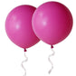 Oupking 24 Inch Big Round Latex Balloons Magenta Giant Thick Balloons 10 Packs For Party Decorations