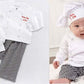 stylesilove Baby Unisex Cook Cuisine Chef Costume  Pants and Hat 3-pc (80/6-12 Months) White