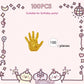 Set of 100 High Five Confetti, Gold Glitter High Five Paper Scatter, Baby Theme Birthay Table Decor, High Five Smash Cake Decor,