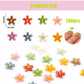 200Pcs Resin Daisy Flowers For Crafts Dollhouse Miniatures Resin Mini Things Tiny Daisy Flowers For Fairy Garden Dollhouse Micro
