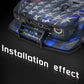 Globact Aluminum Front Bumper with mounting Screws Upgrade Parts for 1/7 Arrma Infraction 6S Blx (Black)