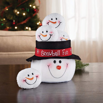 Dei Snowball Fun Set, 6' H, Multicolored