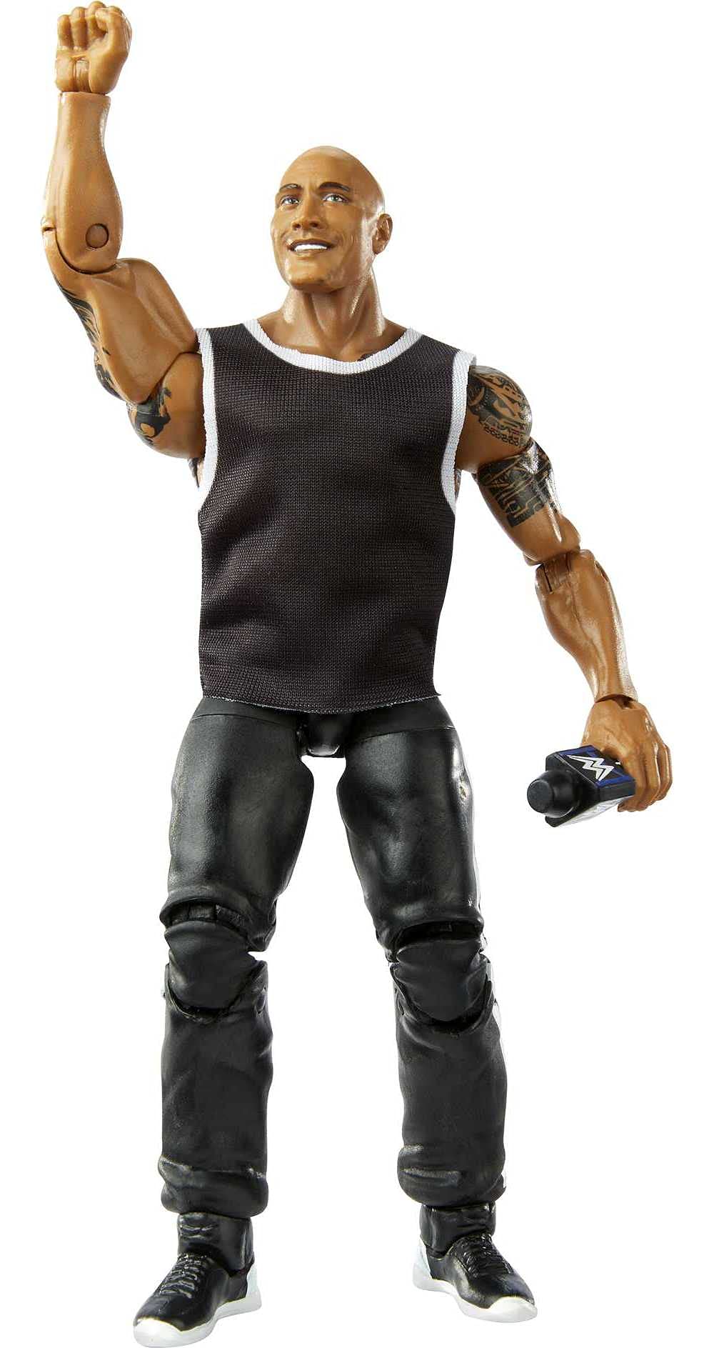 Wwe The Rock Elite Collection Action Figure, 6-In Posable Collectible Gift For Wwe Fans Ages 8 Years Old & Up