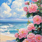 Tulip N Turtle Beach Flower Signature Series Tube Packing Ss 12 Diy Acrylic Paint By Number Kit For Adults Beginner Canvas Paint